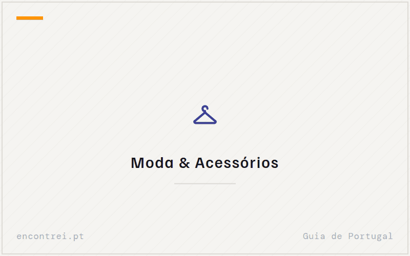 Placa do sector Moda & Acessórios — ficha sem fotografia própria