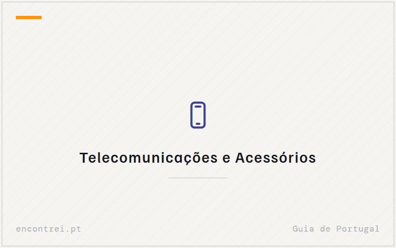 Placa do sector Telecomunicações e Acessórios — ficha sem fotografia própria